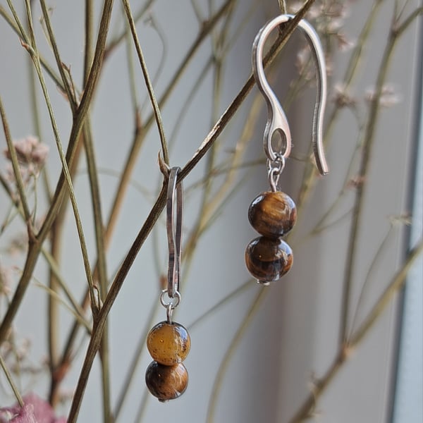  Tigers Eye Earrings