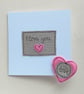 "I Love You" Card with either a Pocket Hug or a Love Token - Image 7