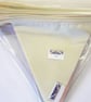 Pastel fabric bunting - 10 mtr 30 flags. Made in England - Image 2