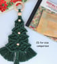 Macrame Christmas tree wall decoration - Image 6