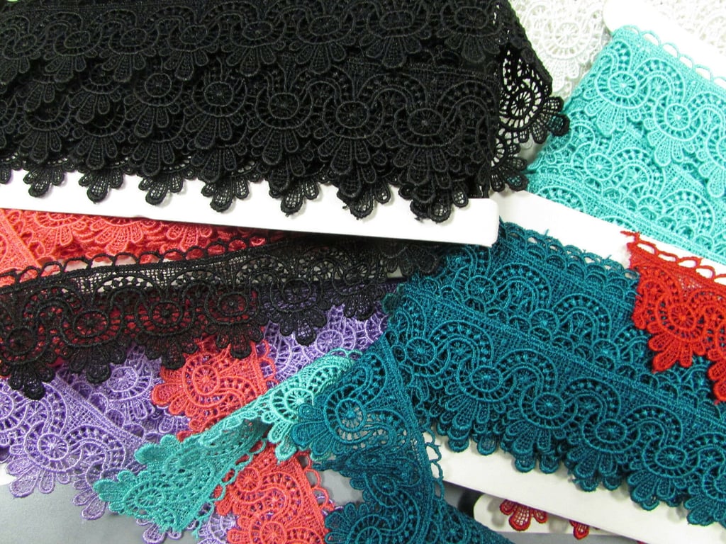 Venise Guipure 5cm Lace x 1 metre Many Colours SewingCostumeCorsetry