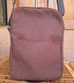 Plum denim boxy bag - Image 1