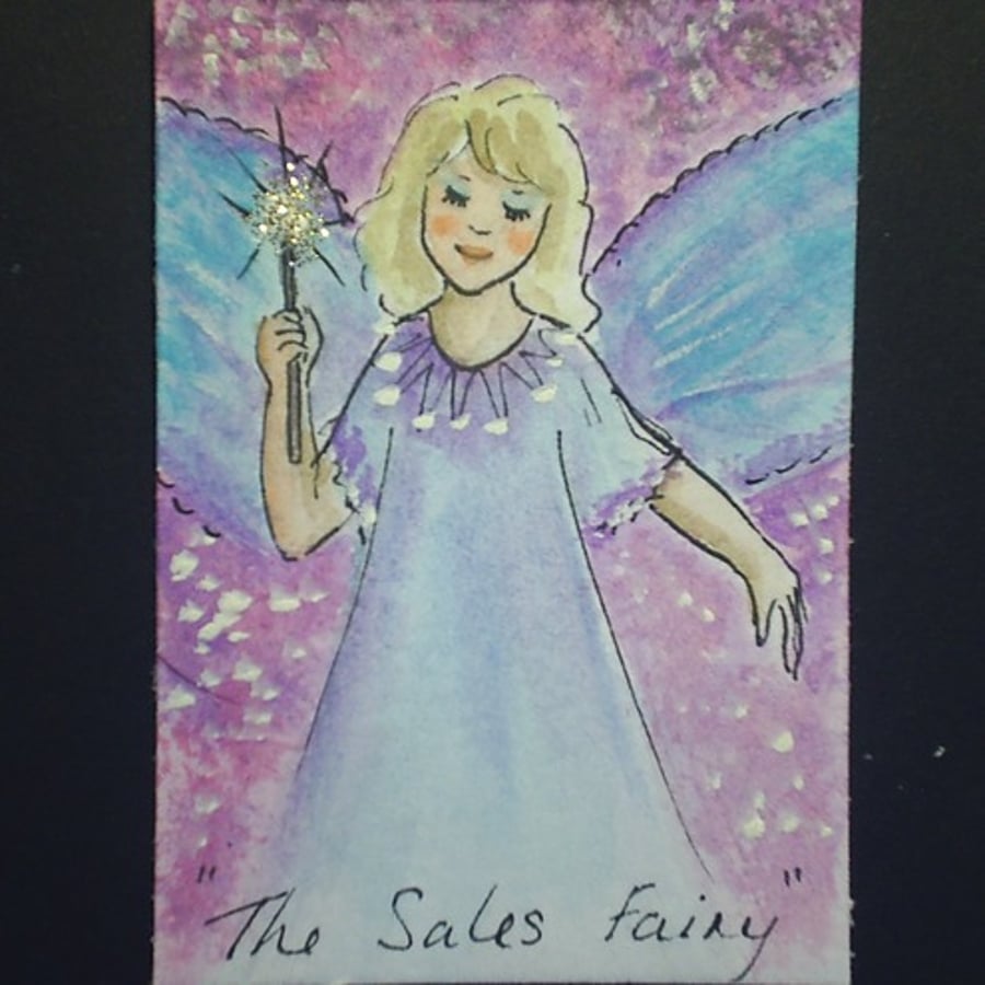 the Sales Fairy aceo
