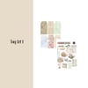 Tag set 1 Scrapbooking, Ephemera, Journal, Digital Download 