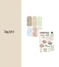 Tag set 1 Scrapbooking, Ephemera, Journal, Digital Download 