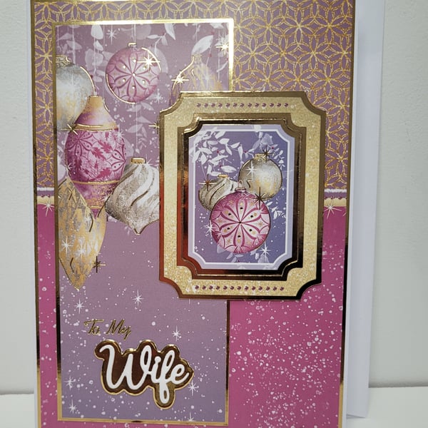 Wife Christmas Card - All I want for Christmas is you