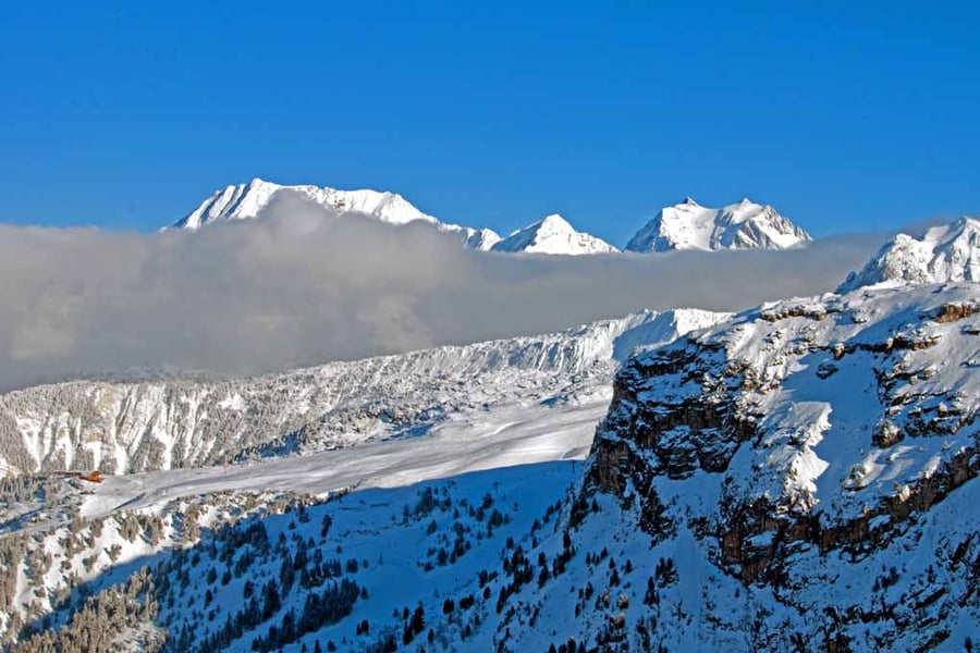 Courchevel 3 Valleys French Alps France Photograph Print