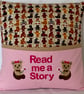 Teddy Bear ‘Read Me A Story’ Embroidered Reading Cushion - Image 2
