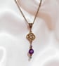 Purple Agate & Bronze Set - Image 3