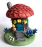 Handmade Polymer Clay Fairy House Tealight Holder - Image 2