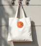 Daisy Brooch, Orange Flower, Felt Flower - Image 5