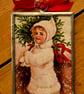 Unique retro glass Christmas decoration  - Image 3