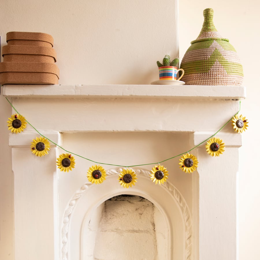 Sunflower Ladybird Garland