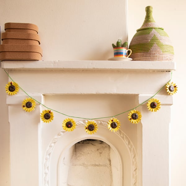 Sunflower Ladybird Garland