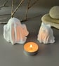 White Phantom Ghost Sculpture - Minimalist Autumn Décor  