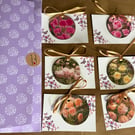 Plant photo label personalised with stake