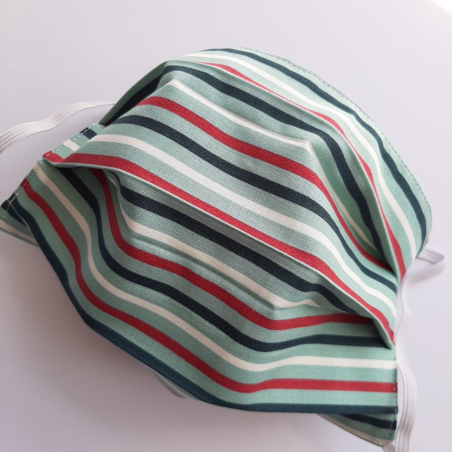 Fabric Face Covering - Horizontal Stripes