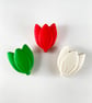 Colourful Tulip Resin Statement Brooches - Image 2