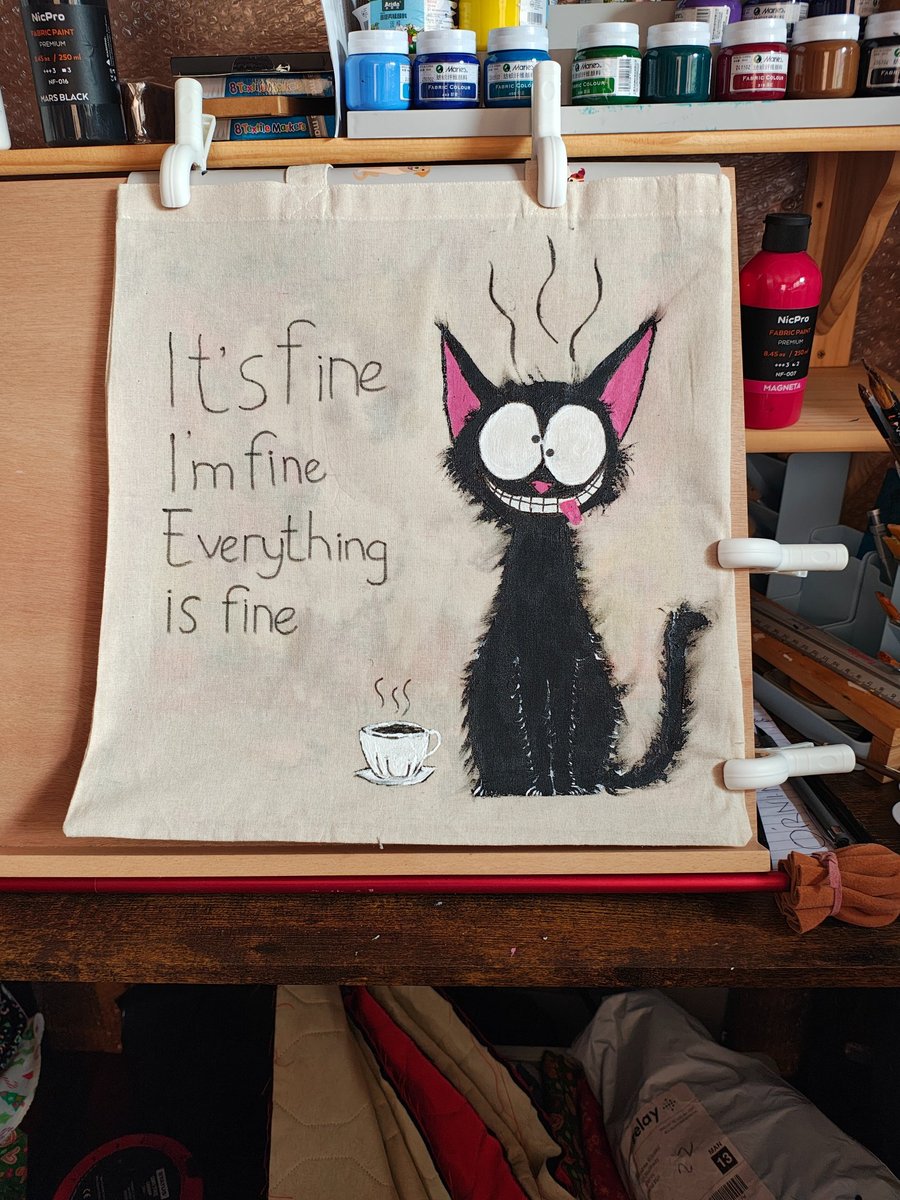 Hand painted tote bags 