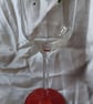 Hand Painted Poppy Glasses Wine Champagne Prosecco - Image 3