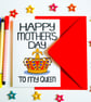 Happy Mother's Day To My Queen Mother's Day Card, Mum, Stepmum, Nanny, Granny - Image 5