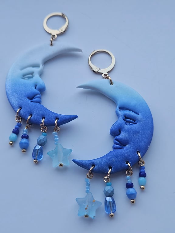Celestial Moon Earrings 