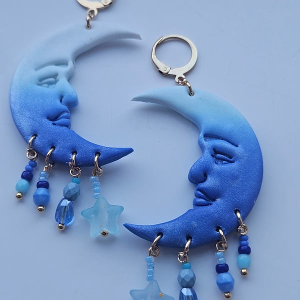 Celestial Moon Earrings 