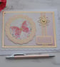 Butterfly Birthday Card Wishing You A Happy Birthday 3D Luxury Handmade Card - Image 2