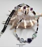 Designer Flourite, Heamotite & Shell Pearl Necklace  - Image 2