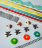 Handmade Polymer Clay Button Accessory Pack for Scrapbooking- Cardmaking  - Image 2
