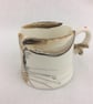 Small Hare mug, hand painted child half cup, coffee - Image 3