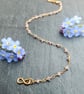 Pink Sapphire 14k Gold Filled Rosary Bracelet - Image 2