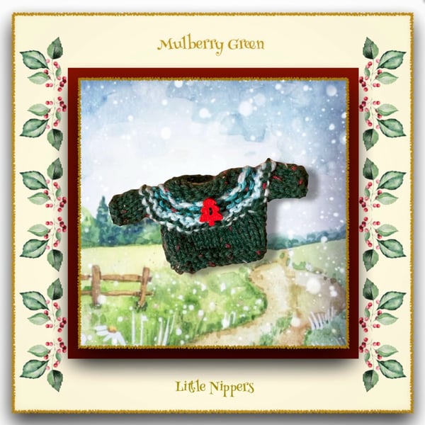 Little Nippers Christmas Tree Jumper