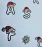 Pack of 3 adult Christmas cards, rude sweary cheeky naughty, hand painted  - Image 5