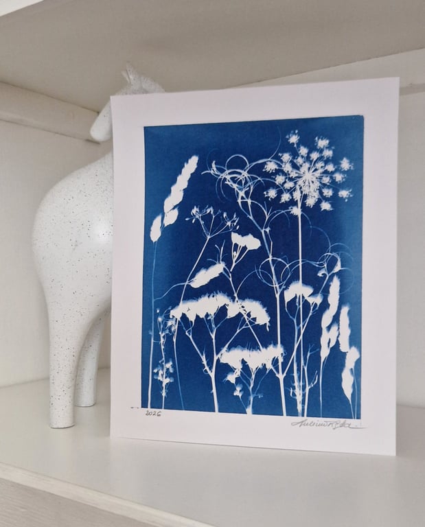 Cyanotype Botanical Print No. 12