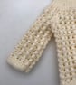 Lacy patterned matinee cardigan - Image 4