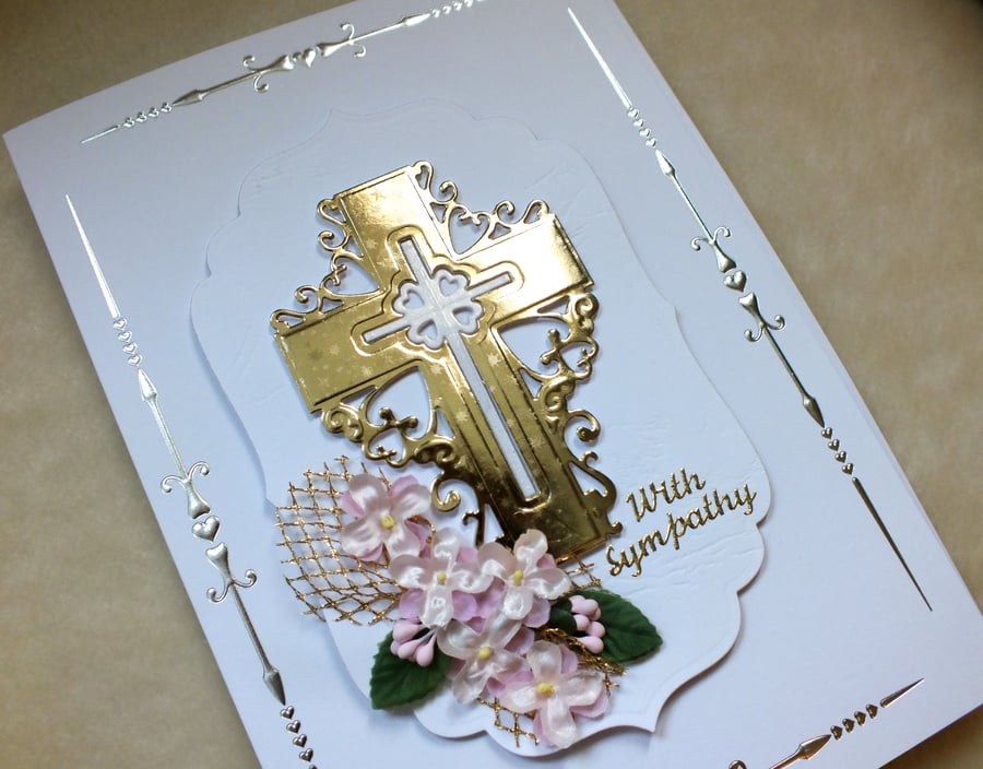 Luxury Handmade Sympathy Card