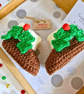 Christmas Pudding Baby Hat and Bootie Set - Image 5