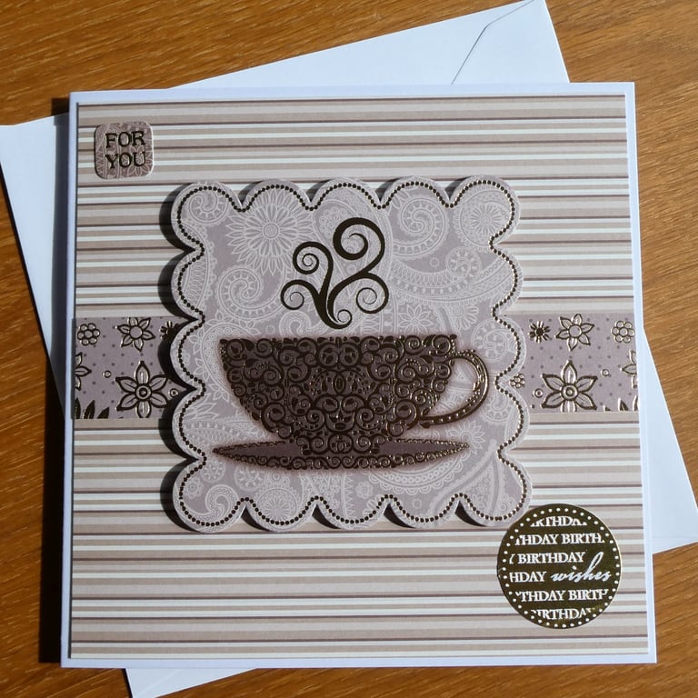 Cup of Tea Birthday Card