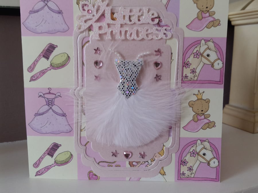 Little princess (2)birthday card