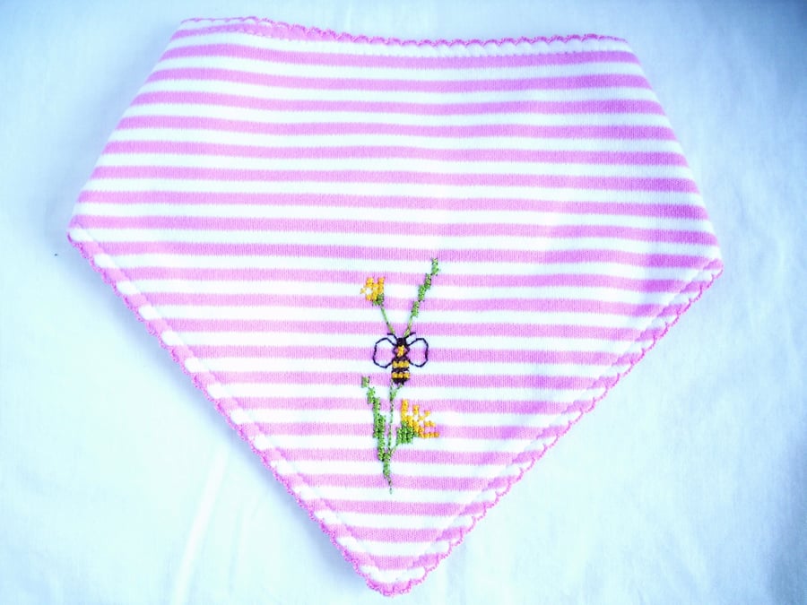 Bee dribble bib