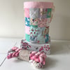Pretty patchwork sock knitters bag 1