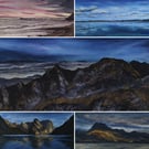 8"x20" Fine Art Limited Edition Mounted Prints