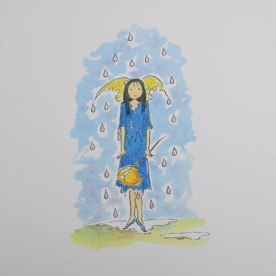 A4 print - 'Rain Fairy'