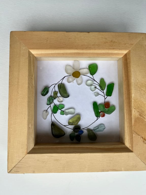 Seaglass floral  picture 