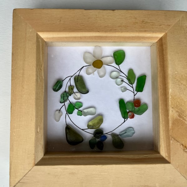 Seaglass floral  picture 