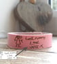 Actual Handwriting Bracelet  - Adjustable Length - Faux Leather - Personalised
