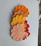 Crochet Chicken Coasters - sunset vibes  - Image 2
