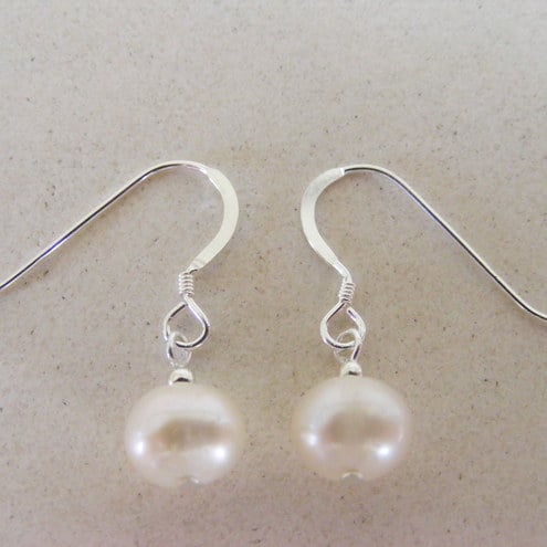 Freshwater pearl earrings