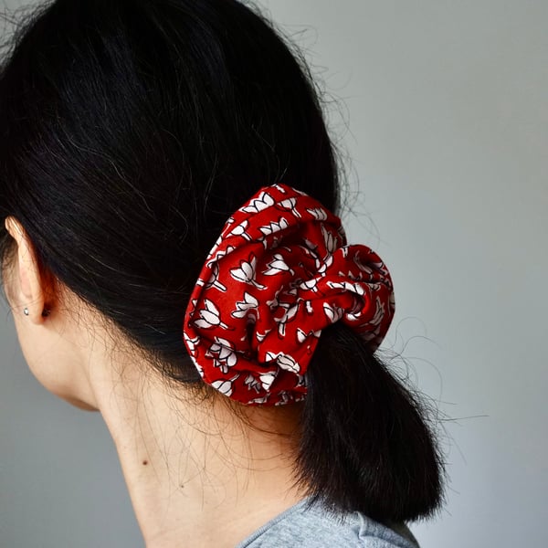 Jumbo Scrunchie Indian Block Printed 